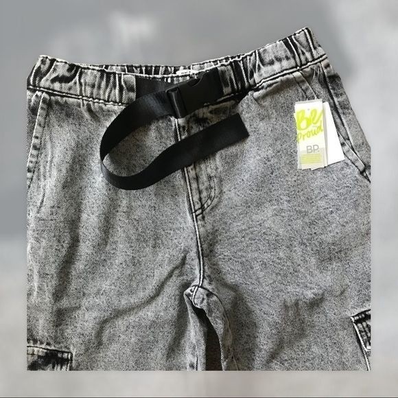 BP. BE PROUD Gender Inclusive Denim Cargo Pants Sizes S, XS - Picture 2 of 8